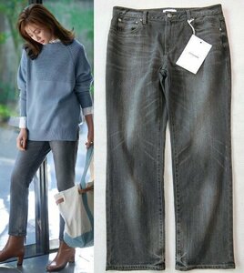 ■23区DENIM大きいサイズ46ボーイフィットデニムパンツ/グレー18,040円■