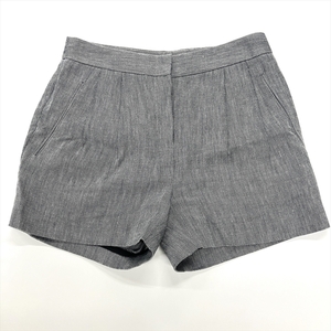 アレキサンダーワン Alexander Wang ショート パンツ リネン コットン モダール グレー SS（XS） レディース