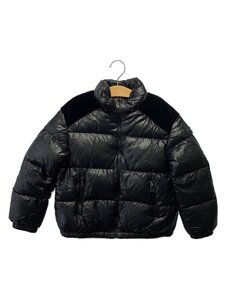 MONCLER◆ダウンジャケット/140cm/BLK/フード欠品