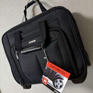 【新品・タグ付】サムソナイト samsonite キャリーケース WheeledBusinessCase ビジネスケース 機内持ち込み可能 ブラック ホイール付き