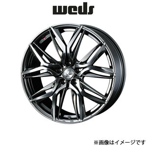 ウェッズ レオニス LM アルミホイール 1本 ステップワゴン RG1/RG3 17インチ ブラックメタルコート/ミラーカット 0040806 WEDS LEONIS LM