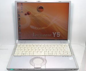 Panasonic Let’s note Y5 CF-Y5MW8AJR/CoreDuo L2500/1.5GBメモリ/HDD80GB/DVD/14.0TFT SXGA+/Windows Vista Business 32bit #0308