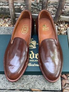 オールデン ラベロ コードバン ローファー スリッポン 7.5D アバディーンラストRavello loafer slip on Whisky ウイスキー