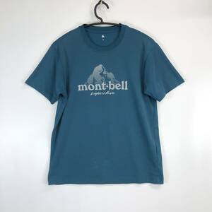 モンベル mont-bell ユニセックス Tシャツ 半袖Tシャツ WIC.T ドットロゴ 1114471 Sサイズ 男女兼用