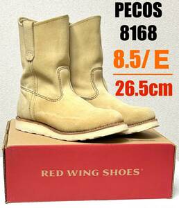 箱付き【8.5/E】ペコス8168 RED WING ◇レッドウィング　ハーレー　gpz 900 ブーツ