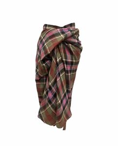 【Vintage Vivienne Westwood】Tartan bustle skirt ブルースオブキンナード　タータン　バッスルスカート　ヴィヴィアン・ウエストウッド