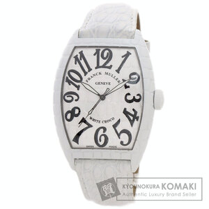 FRANCK MULLER フランクミュラー 8880SCWHTCRO トノウカーベックス ホワイトクロコ 腕時計 ステンレススチール クロコダイル メンズ 中古