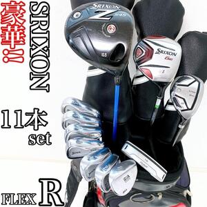 【豪華】SRIXON スリクソン メンズ ゴルフ クラブ 初心者 セット 11本 FLEX:R【545 GiE WR】