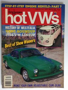 hot VWs march 1988 1988 VW LINEUP