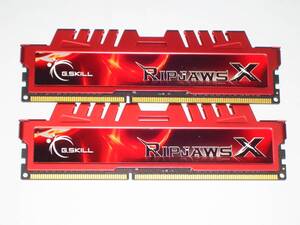 ◆ヒートスプレッダー搭載 G.SKILL製 PC3-12800 (DDR3-1600) 8GB（4GB×2枚）完動品 即決！①★送料180円！