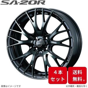 ウェッズ ホイール ウェッズスポーツ SA-20R ヴィッツ 90系 トヨタ 17インチ 4H 4本セット 0072729 WEDS