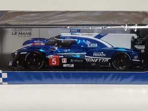 新品 1/43 スパーク SPARK Ginetta G60-LT-P1 Mechachrome CEFC TRSM Racing 24H Le Mans 2018 C.Robertson M.Simpson L.Roussel #5