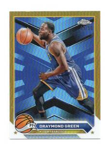 2023-24 Topps Chrome Basketball [DRAYMOND GREEN] #85 Gold Refractor Card 45/50 (ゴールドリフラクターカード) NBA Warriors