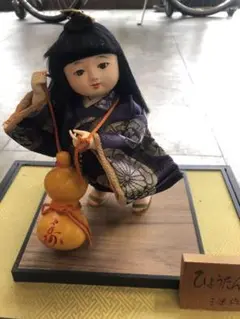 ひょうたん日本人形　可愛い
