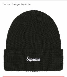 【24fw】新品supremeシュプリームLoose Gauge Beanieビーニー　ブラック