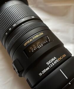 中古レンズ　シグマ SIGMA APO 70-200mm F2.8 EX DG HSM NIKON ニコン Fマウント レンズフード付