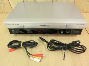 動作保証●Panasonic パナソニック VHSハイファイビデオ ビデオデッキ ビデオカセットレコーダー リモコン欠品 NV-HV62-S●