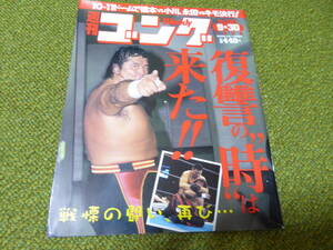 雑誌●週刊ゴング　No.784　1999年9月30日号　日本スポーツ出版社