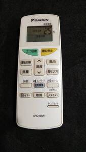 リモコン　ダイキン　ARC468A1　動作確認済み