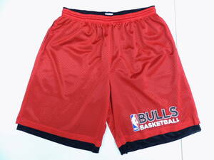 ◆ 美品 M NBA CHICAGO BULLS MITCHELL&NESS MESH SHORTS ミッチェルアンドネス メッシュ ショーツ バスケット パンツ バスパン ブルズ