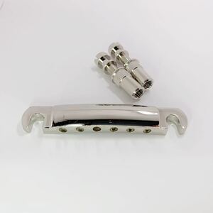SG テールピース ニッケル Stop Bar Tailpiece 日本製 打込みナット、セリアゲボルト セット