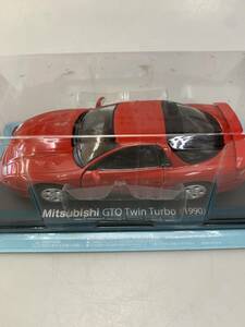 A069 国産名車コレクション 1/24 MITSUBISHI GTO Twin Turbo 1990 アシェット 三菱