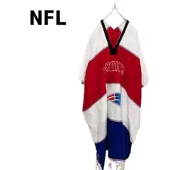 【NFL】トリコロールカラーNFL Patriotsラグポンチョ B-3331