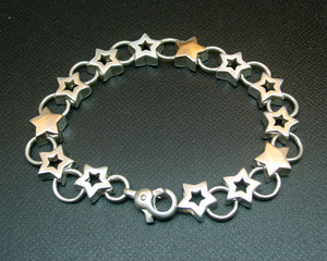 ◆９８【T.B】StarJewelry ・ スタージュエリー シルバー　925星ブレスレット