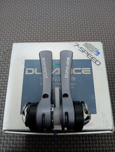 【未使用】 DURA-ACE　SL-7401 2×7s Wレバー シフトレバー デュラエース シマノ SHIMANO