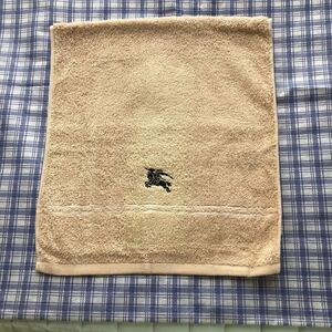 ★訳あり★ バーバリーロンドン フェイスタオル ホースマーク刺繍 BURBERRY 新品未使用