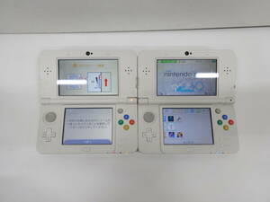 Nintendo 任天堂 ニンテンドー NEW3DS 本体 まとめ2台 通電ジャンク　A4015