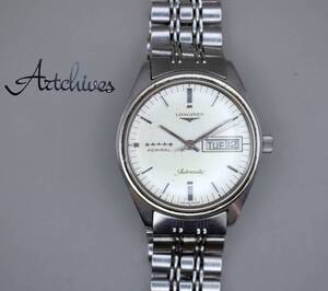 ☆時計☆1円～☆LONGINES (ロンジン)☆ADMIRAL ５STAR☆SL文字盤 メンズ 自動巻き 腕時計☆稼働品☆『VRW-659』