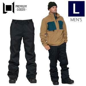 ● L1 CHINO PNT BLACK Lサイズ メンズ スノーボード スキー パンツ PANT 23-24 日本正規品