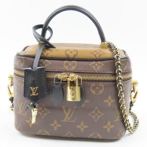 95871★1円スタート★LOUIS VUITTON ヴィトン 外極美品 バニティバッグ 2WAY チェーンショルダーバッグ モノグラムリバース ハンドバッグ