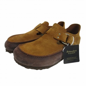 ビルケンシュトック BIRKENSTOCK × FILSON タグ付 London Moccasin Methow ロンドン モカシン サンダル 茶 ブラウン 42 27.0