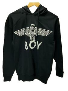 BOY LONDON◆パーカー/XS/コットン/BLK/無地/ボーイロンドン