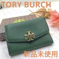 新品未使用❣️箱付き❣️TORY BURCH トリーバーチ レザー 三つ折り 財布