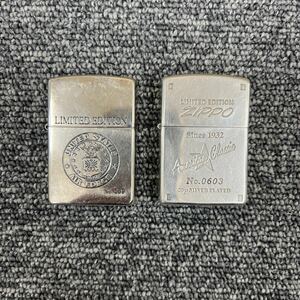 ☆198. ZIPPO ジッポ 2点まとめ オイルライター 喫煙具 着火あり 現状品