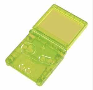 RetroSix GBA SP用 クリアイエローシェル ボタン ラバーセット