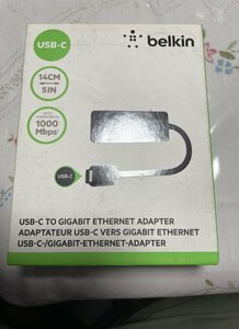 BELKIN USB-C to Gigabit Ethernetアダプター　未使用品　元箱