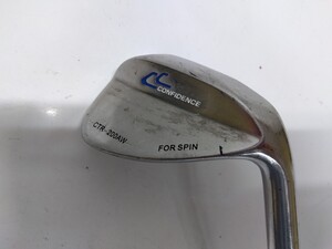 【単品ウェッジA】CONFIDENCE コンフィデンス CTR 200AW FOR SPIN 52° flex:不明 スチールシャフト メンズ右