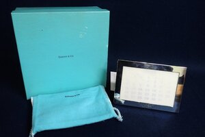 013046 Tiffany&Co. ティファニー 925 ITALY 銀製 フォトフレーム GOLDMAN, SACHS & CO. 125th ANNIVERSARY 総重量約228g 箱付