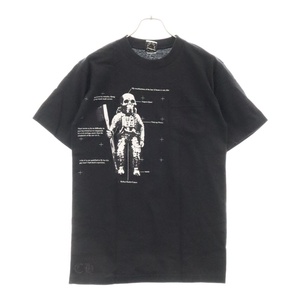 CHROME HEARTS クロムハーツ FOTI TEE フォティ スカルプリント クルーネック 半袖Tシャツ カットソー ブラック