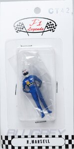 Cartrix 1/43 F1 ドライバー フィギア ナイジェル・マンセル 1992 ウィリアムズ Nigel Mansell Williams Figure レジンモデル