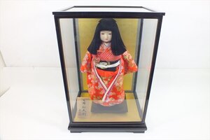 □ 菊水作 市松人形 日本人形 現状品 中古 241206G6504