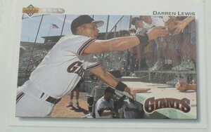 Upper Deck/GIANTS*DARREN LEWIS(565)OUTFIELD