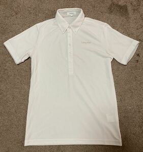 Calvin Klein golf　カルバンクラインゴルフ　ボタンダウン　シャツ　ホワイト　Lサイズ