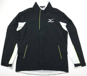 美品★MIZUNO GOLF ミズノ・ゴルフ　2WAYレインジャケット/ブラック/Lサイズ