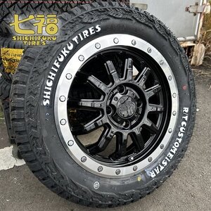 サンバートラック S500J S510J バン S321B S331B 車検対応 七福タイヤ 165/65R14 ホワイトレター LT規格 14インチ タイヤホイール4本セット