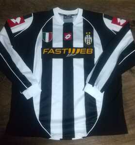 値下交渉 02-03 セリエA優勝 ユベントス 長袖 選手用 MADE IN ITALY 検) 2002 JUVENTUS L/S PLAYER SHIRT NEDVED DEL PIERO デルピエロ Y2K